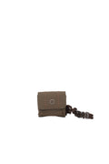 Accessorio Charms Pods Con Moschettone O Bag Crocus Tessuto Gommato Cioccolato