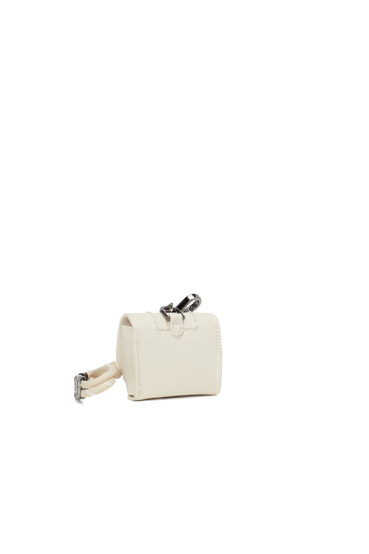 Accessorio Charms Pods Con Moschettone O Bag Crocus Tessuto Gommato Burro