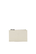 Accessorio Portacarte Con Zip O Bag Anemone Tessuto Gommato Burro