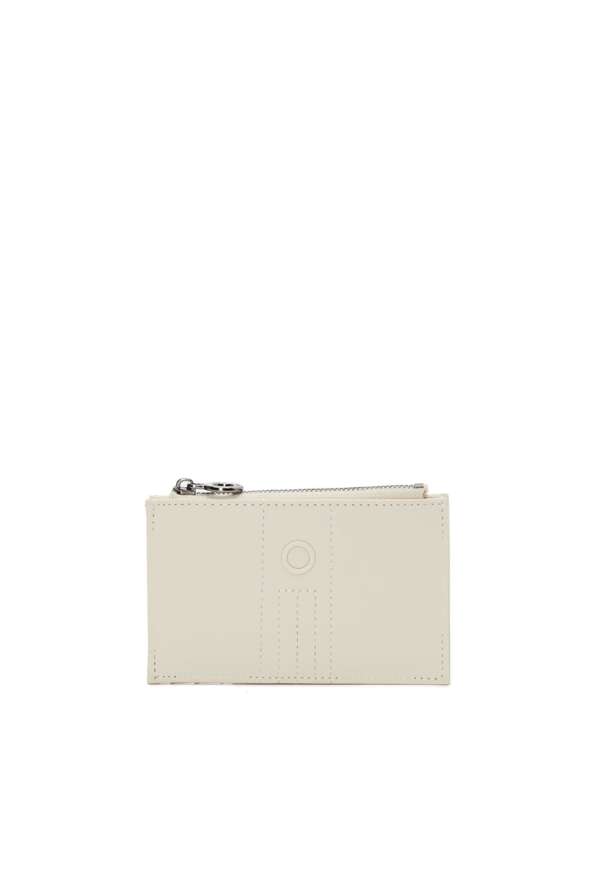 Accessorio Portacarte Con Zip O Bag Anemone Tessuto Gommato Burro