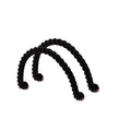 Manico corto in corda nero