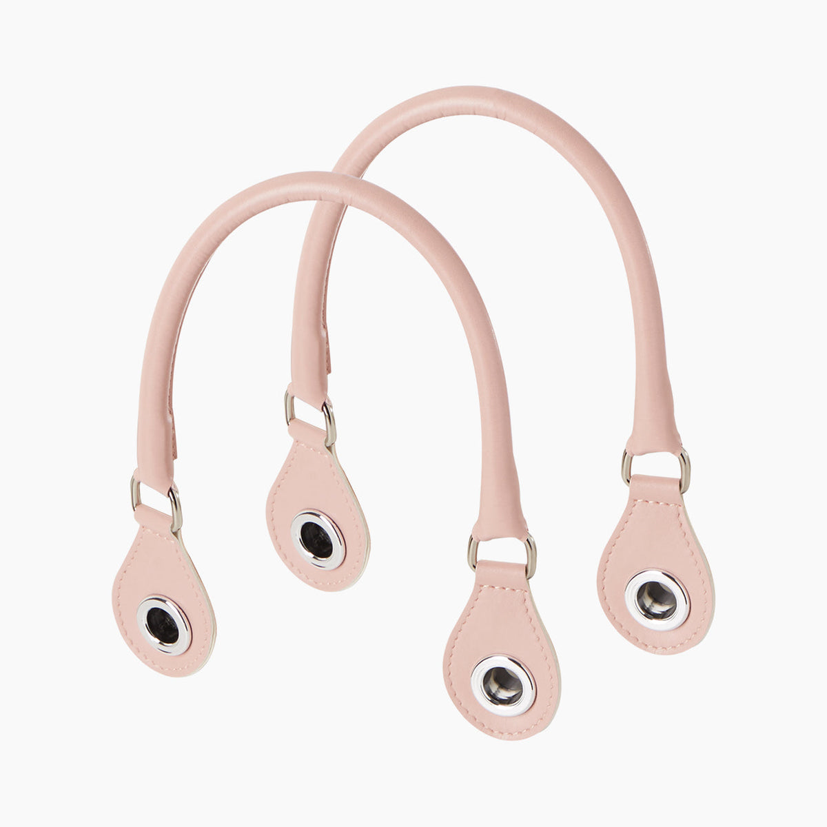 Manico goccia forato corto double con anello a d tessuto sintetico effetto nappa easy erika