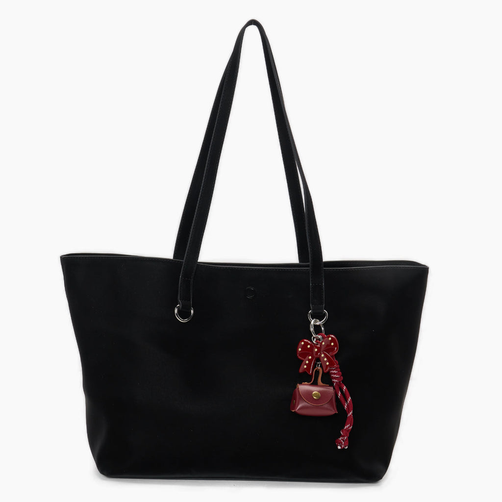 Borsa Completa Con Manici O Bag Icon Iris Tessuto Gommato New Rosso