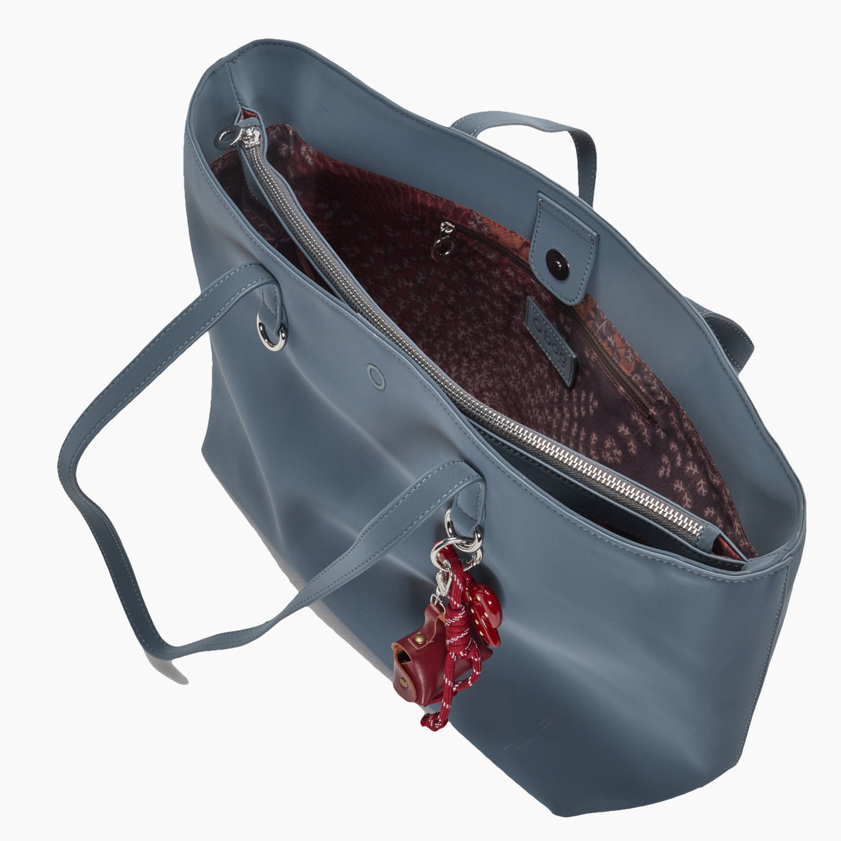 Borsa Completa Con Manici O Bag Icon Iris Tessuto Gommato New Carta Da Zucchero
