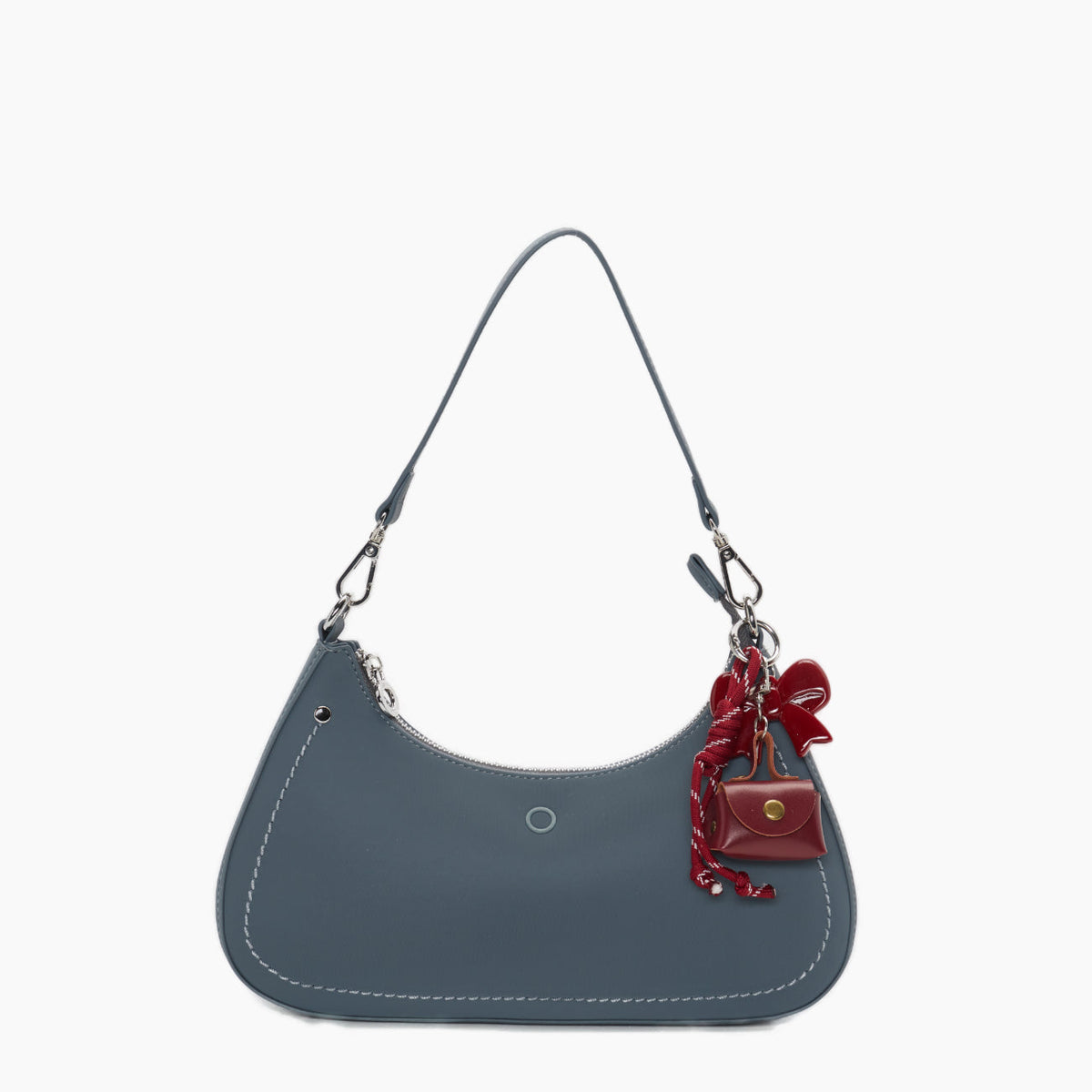 Borsa Completa A Spalla Con Chiusura Zip O Bag Hobo Iris Tessuto Gommato New Carta Da Zucchero