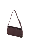 Borsa Completa Con Zip E Tracolla O Bag Verbier Tessuto Gommato Burgundy