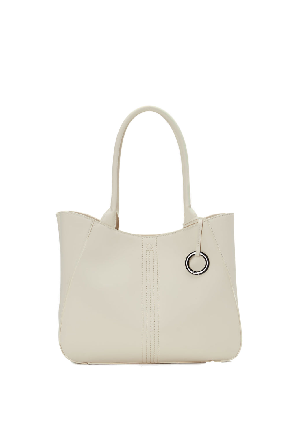 Borsa Completa Shopper Con Chiusura Zip O Bag courmayeur Tessuto Gommato Burro