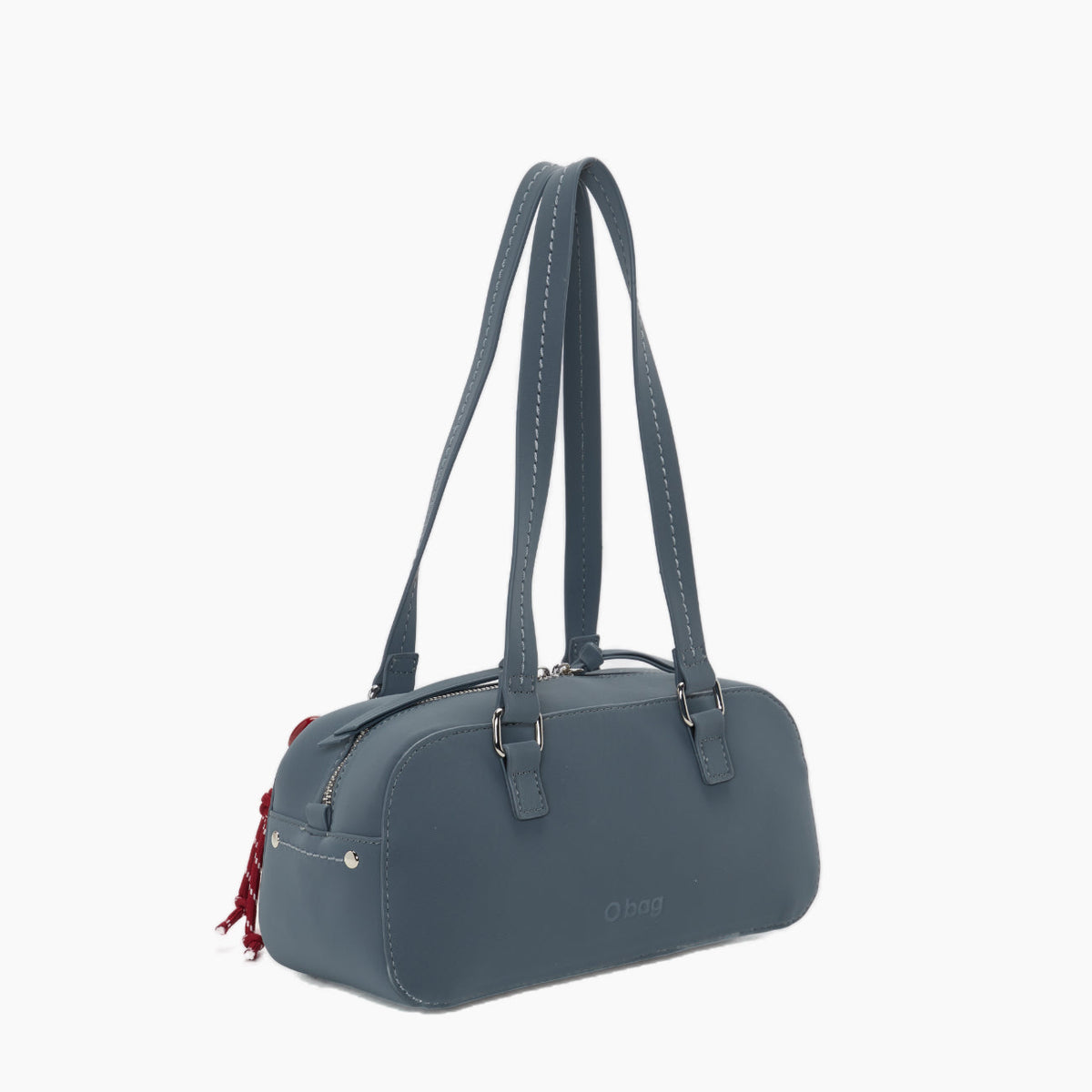 Borsa Completa Con Chiusura Zip E Tasche O Bag Bauletto Iris Tessuto Gommato New Carta Da Zucchero