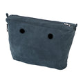 Sacca Interna Zip O Bag Tessuto Sintetico Scamosciato Denim