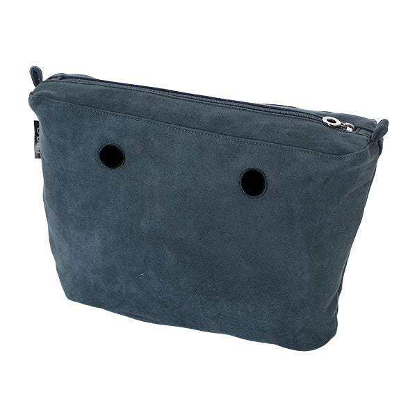 Sacca Interna Zip O Bag Tessuto Sintetico Scamosciato Denim