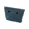 Sacca Interna Zip O Bag Mini Tessuto Sintetico Scamosciato Denim