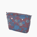 O Bag Mini Internal Zip Bag Wild Berries Red Fabric
