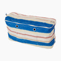 Sacca interna zip O bag Beach tessuto cotone poliestere stampa riga punteggiata fresia/marina/sabbia