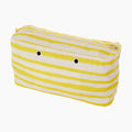 O bag Beach zip-up inner bag in cotton polyester fabric with freesia stripe print