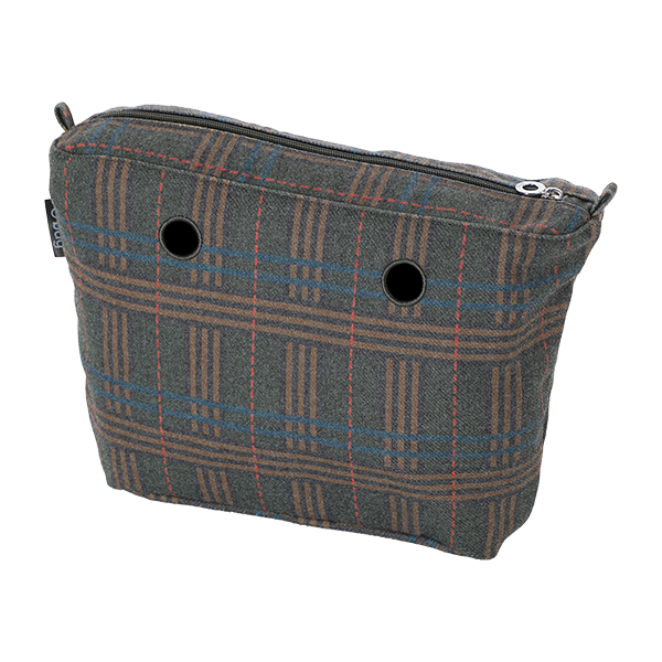 O Bag Urban Midi Internal Zip Bag Scottish Military Fabric