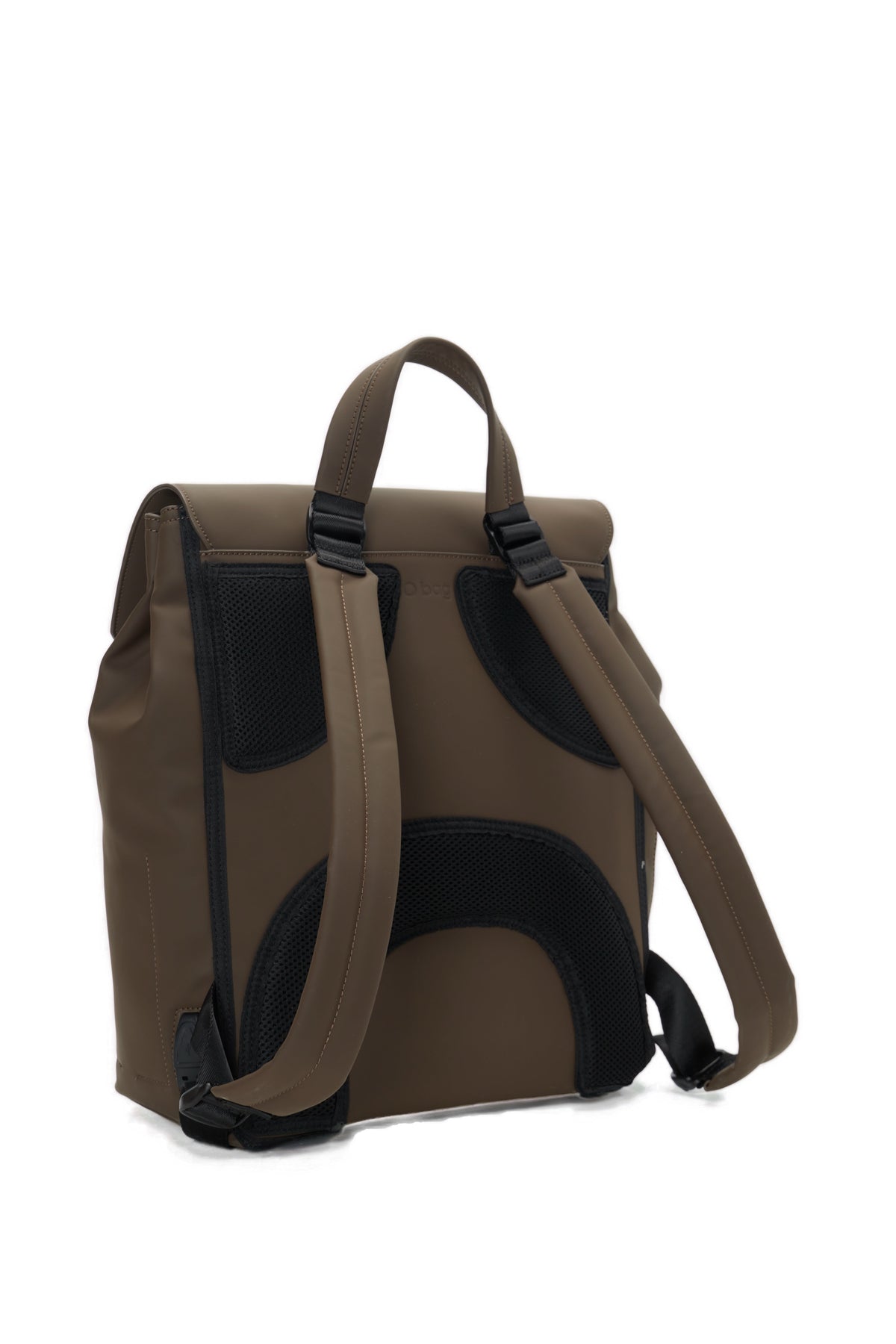 Zaino Completo Con Spallaccio O Bag Livigno Tessuto Gommato Cioccolato