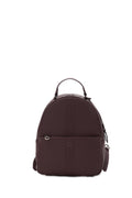 Zaino Completo Con Chiusura Zip E Tasca O Bag Thuile Tessuto Gommato Burgundy