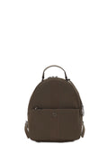 Zaino Completo Con Chiusura Zip E Tasca O Bag Thuile Tessuto Gommato Cioccolato