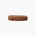 O Bracelet flower slim silicone bronzo