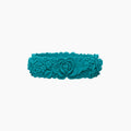 O Bracelet flower big silicone water blue