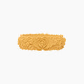 O Bracelet flower big silicone giallo