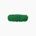 O bracelet flower big emerald silicone