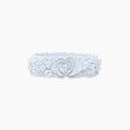 O Bracelet flower big silicone snow