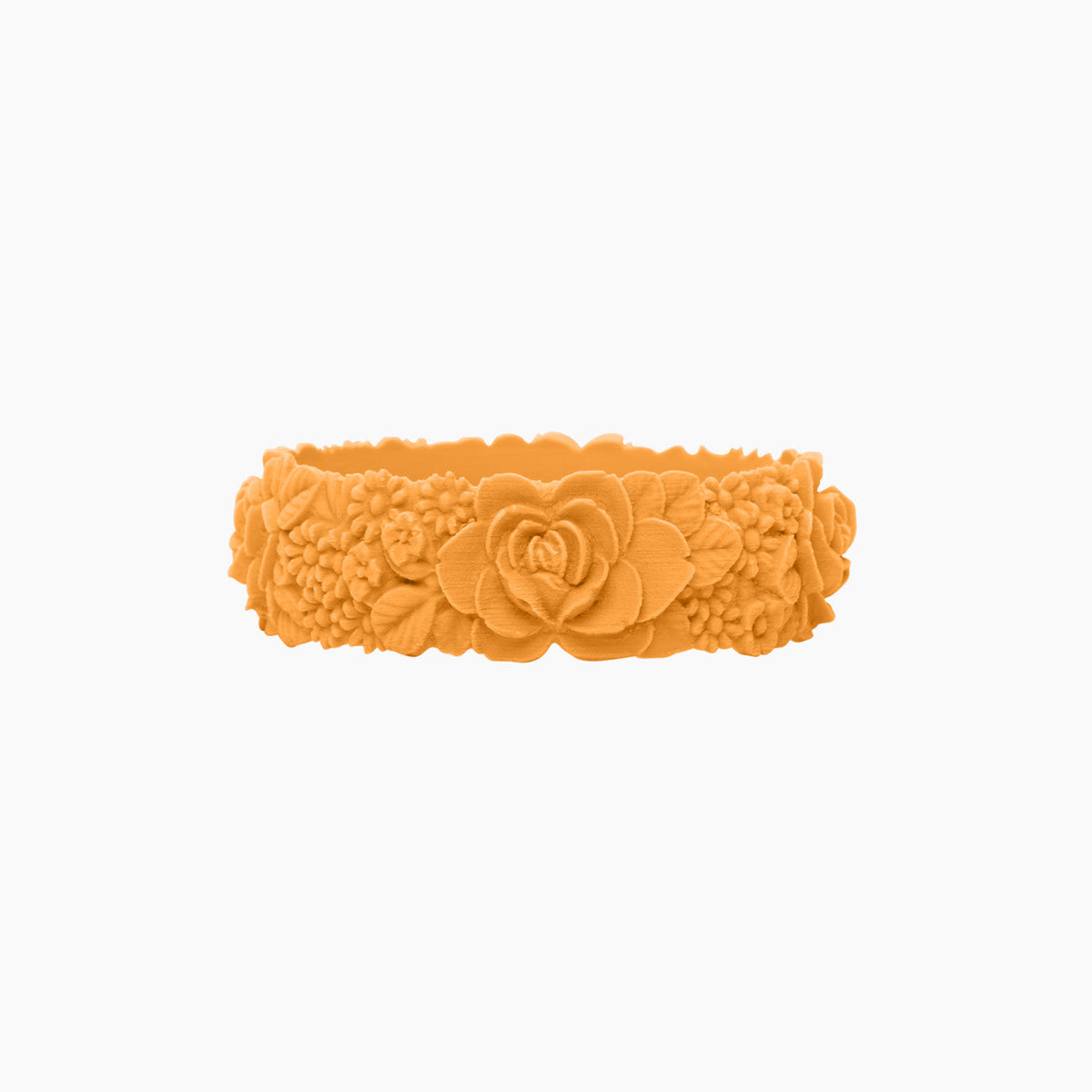 O Bracelet flower big ginestra silicone