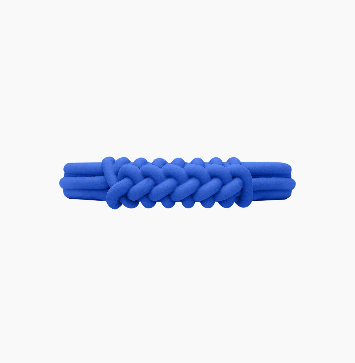 O Bracelet Knot Double Silicone Blu Elettrico