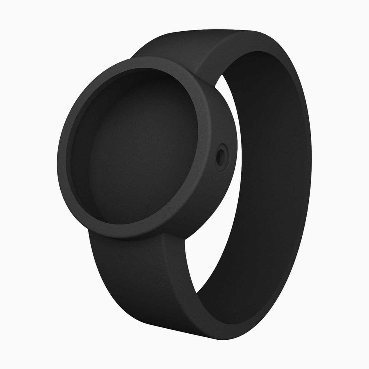 O clock black silicone strap cover