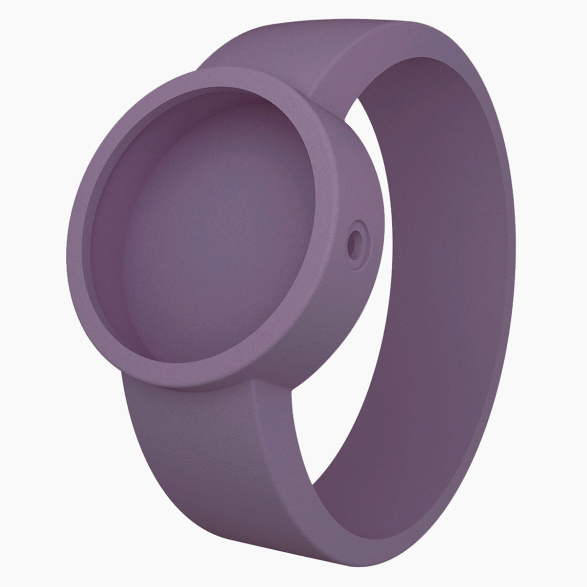 O Clock silicone strap cover desaturated purple