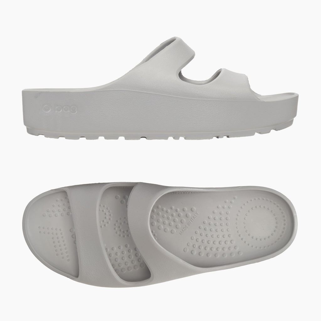 O Shoes donna High eva compound grigio chiaro