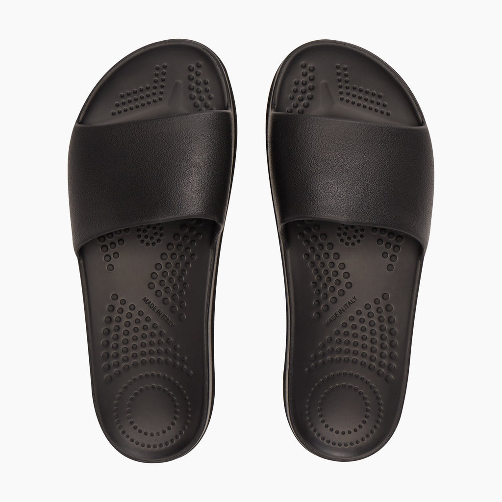 O Slippers ciabatta donna eva compound nero