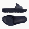 O slippers logo ciabatta donna blu navy