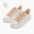 London white and smoke pink sneakers