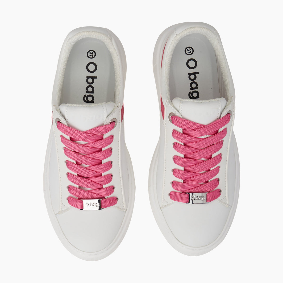 O sneakers Rio bianco e rosa