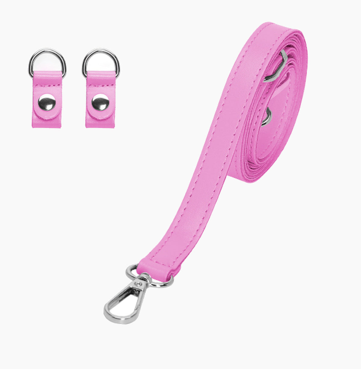Tracolla extraslim 110 + clip super rosa