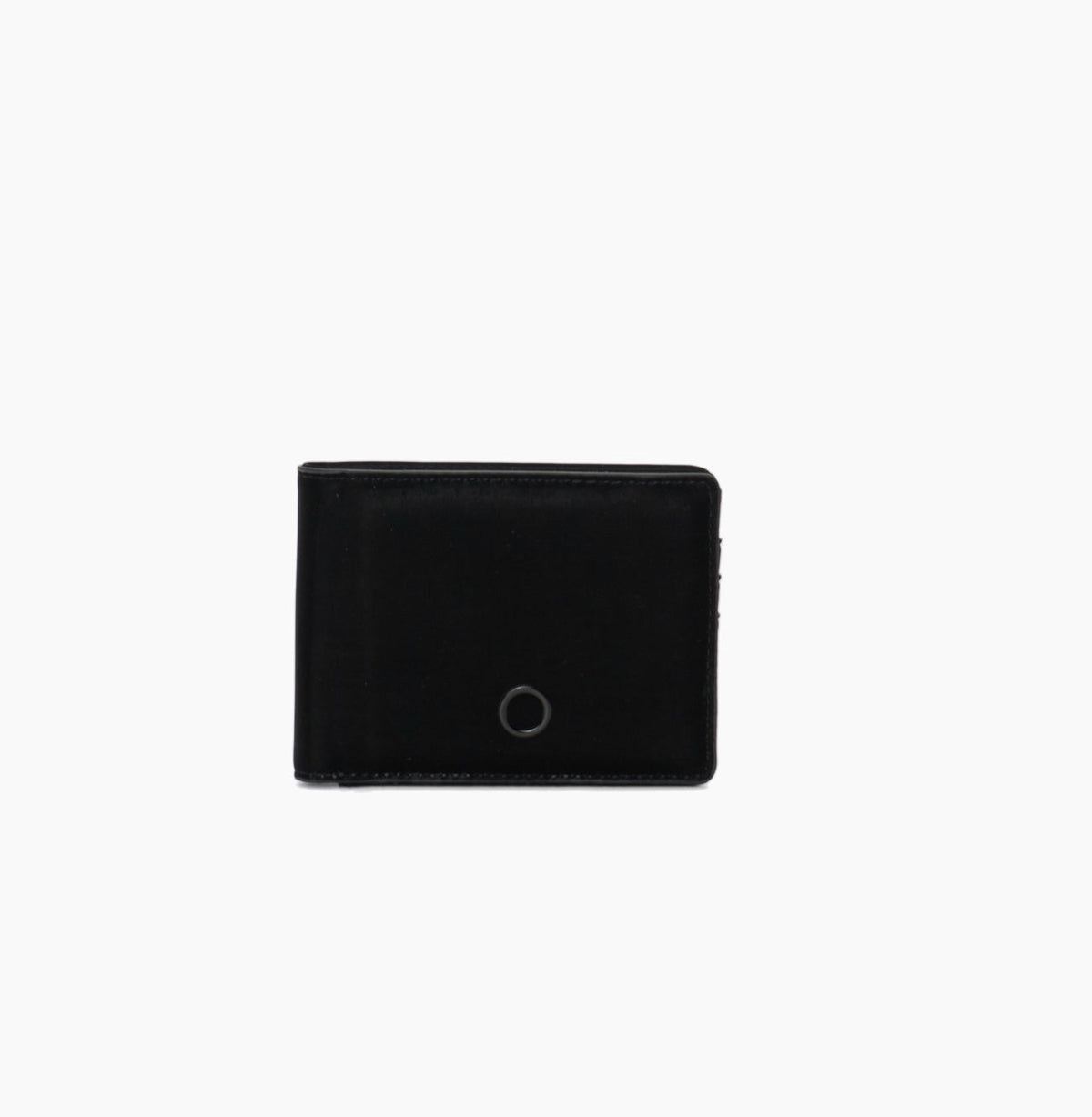 Portafoglio Completo Uomo O Bag Agrifoglio Tessuto Gommato Nero