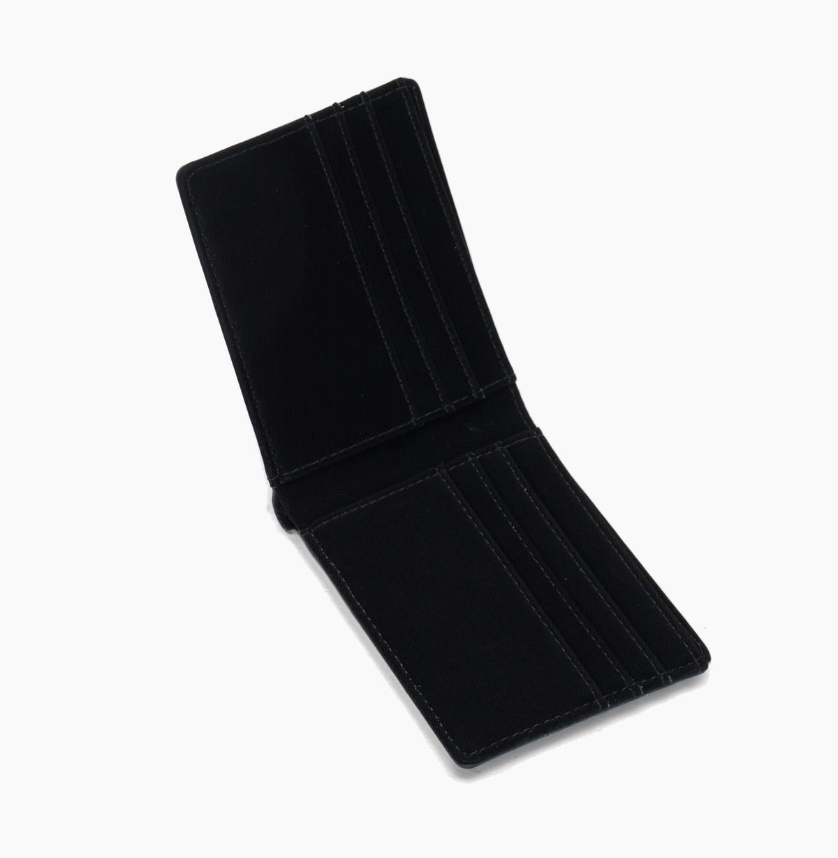 Portafoglio Completo Uomo O Bag Agrifoglio Tessuto Gommato Nero